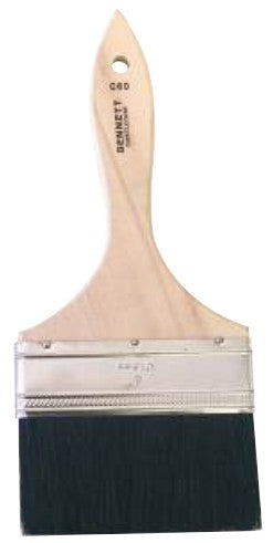 Bennett C60-4 4 in. Black Pure Bristle Paint Brush