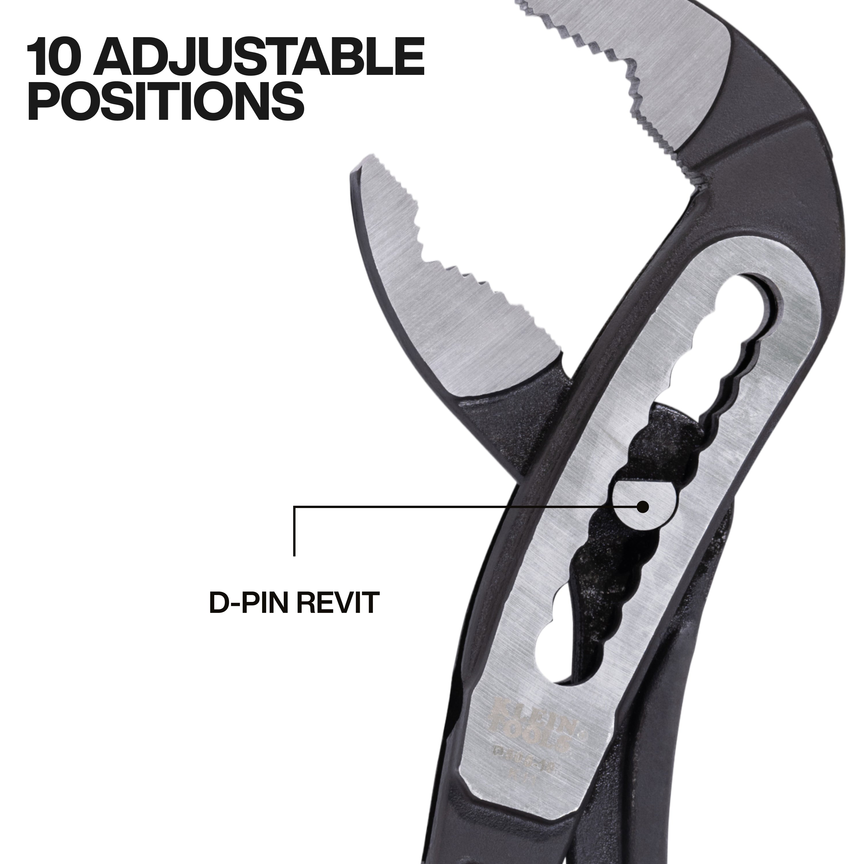 Klein D50510 Classic Klaw Pump Pliers 10 in.