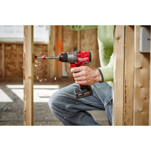 Milwaukee 3404-21 M12 FUEL 12-Volt Lithium-Ion Brushless Cordless 1/2 in Hammer Drill Kit 2.0Ah