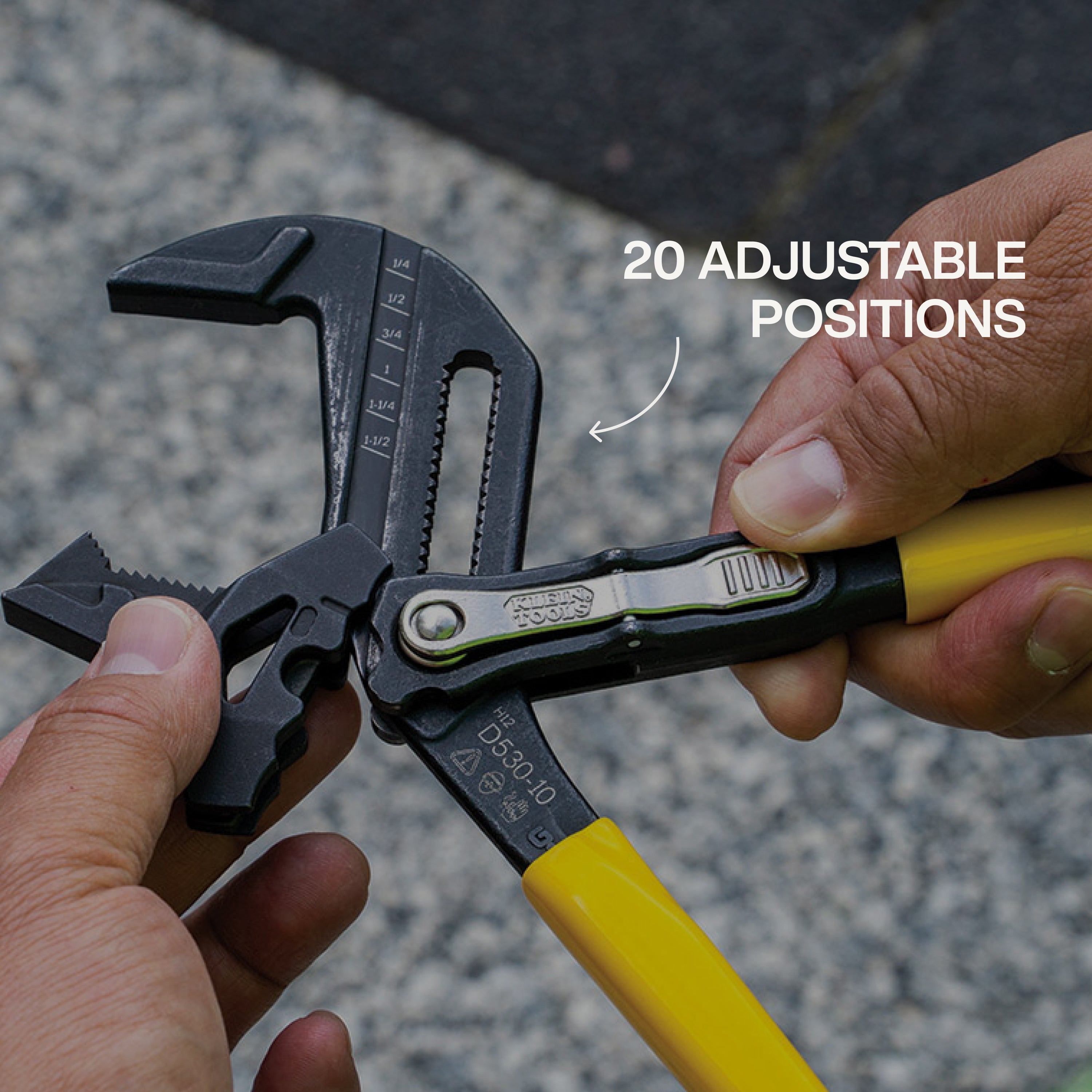 Klein D53010 Plier Wrench 10 in.