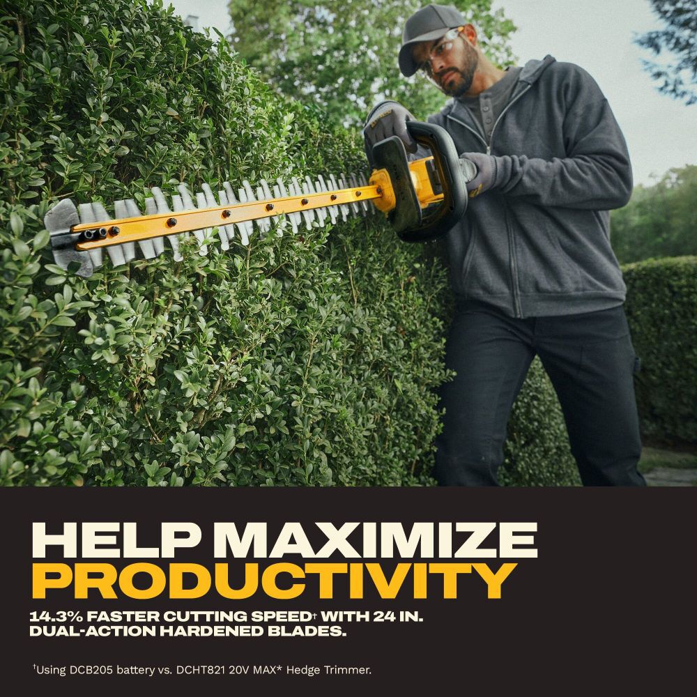 DeWalt DCHT826P1 20V Max XR 24 in. Hedge Trimmer Kit