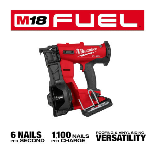 Milwaukee 2909-20 M18 FUEL Coil Roofing Nailer (Tool Only)