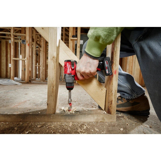 Milwaukee 3404-21 M12 FUEL 12-Volt Lithium-Ion Brushless Cordless 1/2 in Hammer Drill Kit 2.0Ah
