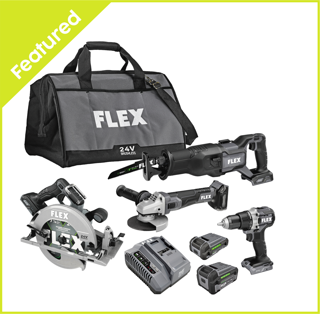 Flex FXM402-2B 4-Tool Combo Kit