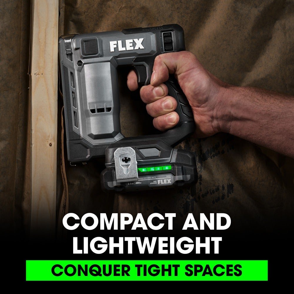 FLEX FX4521-1A 24V 3/8 in. Stapler 2.5Ah Kit