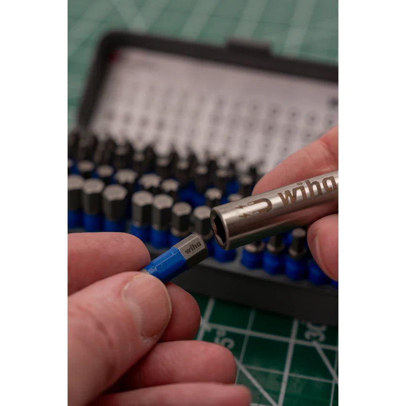 WIHA 1in Bluebit Go Box Ultra Bit Set 61Pc