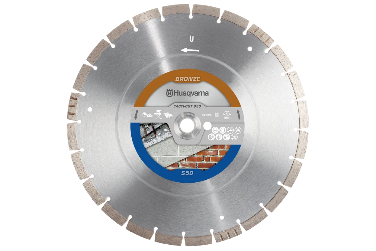 HUSQVARNA 579816410 S50 TACTI-CUT BRONZE BLADE 12 Inches x 1 Inches - 20MM