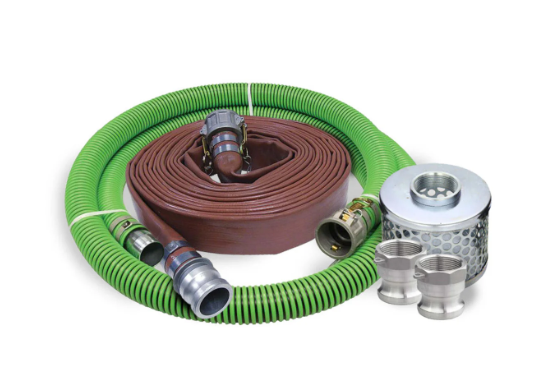 3 in. Camlock Suction & Discharge Water Pump Hose Kit