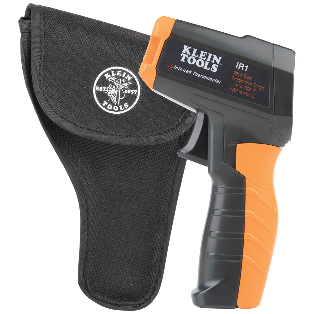 Klein IR1 Infrared Digital Thermometer w/Target Laser 10:1