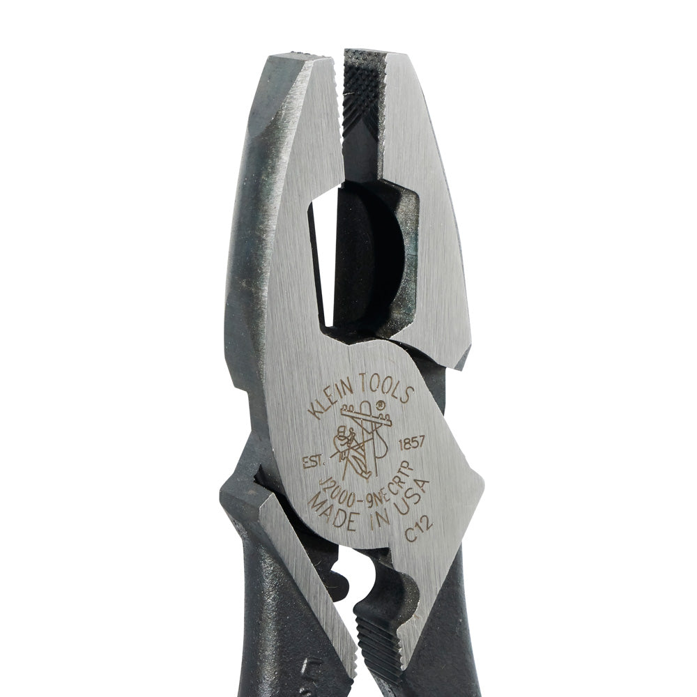 Klein J2000-9NECRTP Fish Tape Pulling/Crimping Linemans Pliers 9 in.