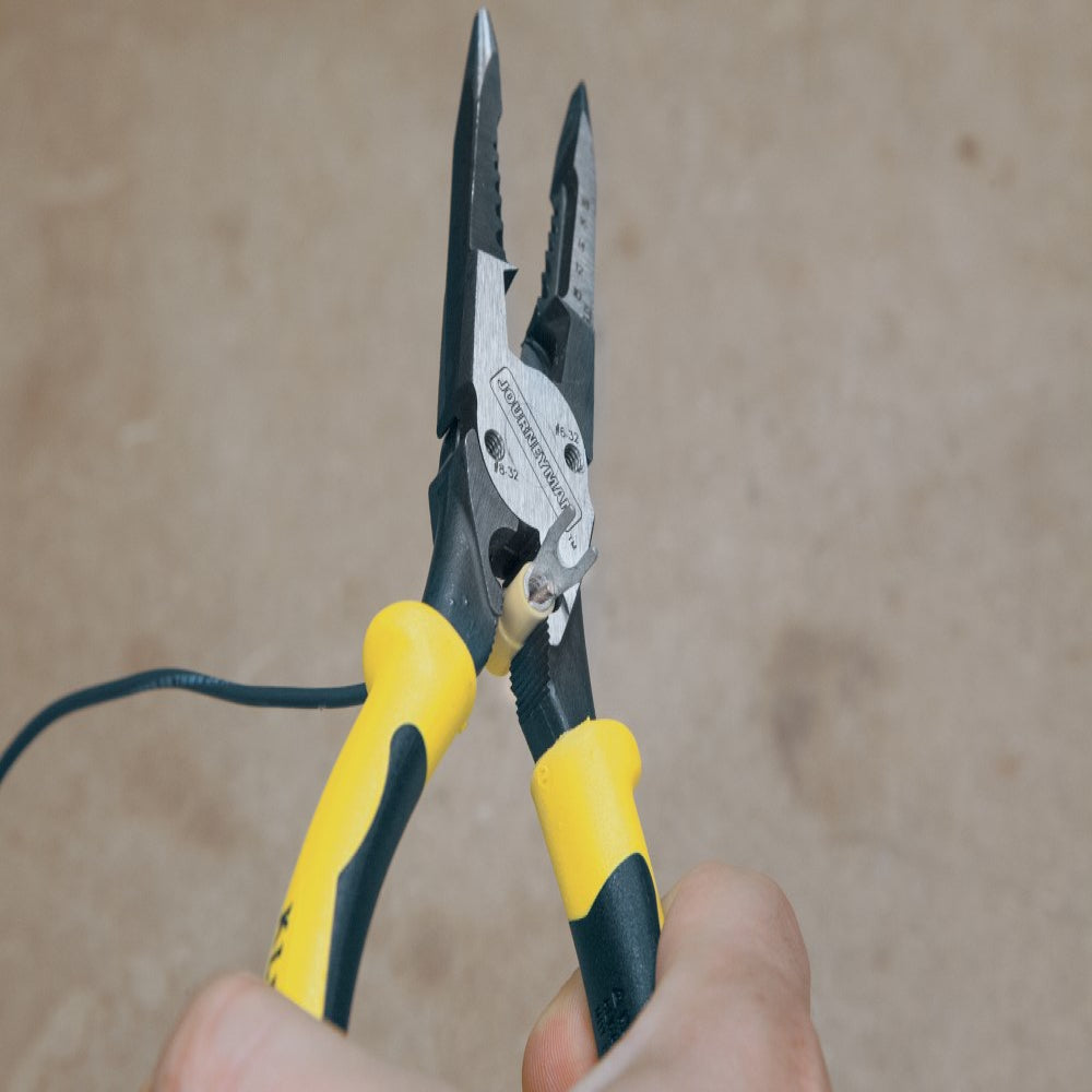 Klein J207-8CR Needle Nose Pliers w/Crimper 8.5 in.
