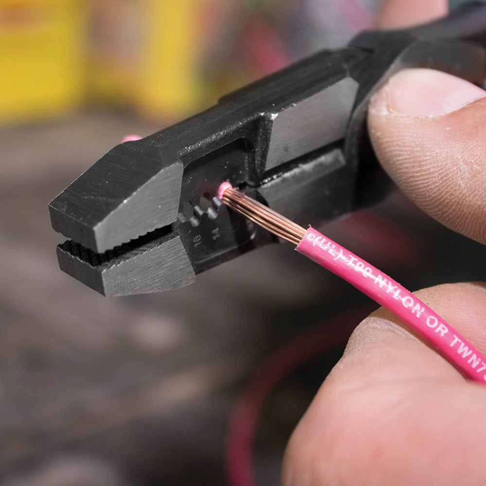 Klein J215-8CR Hybrid Pliers w/Crimper & Wire Stripper