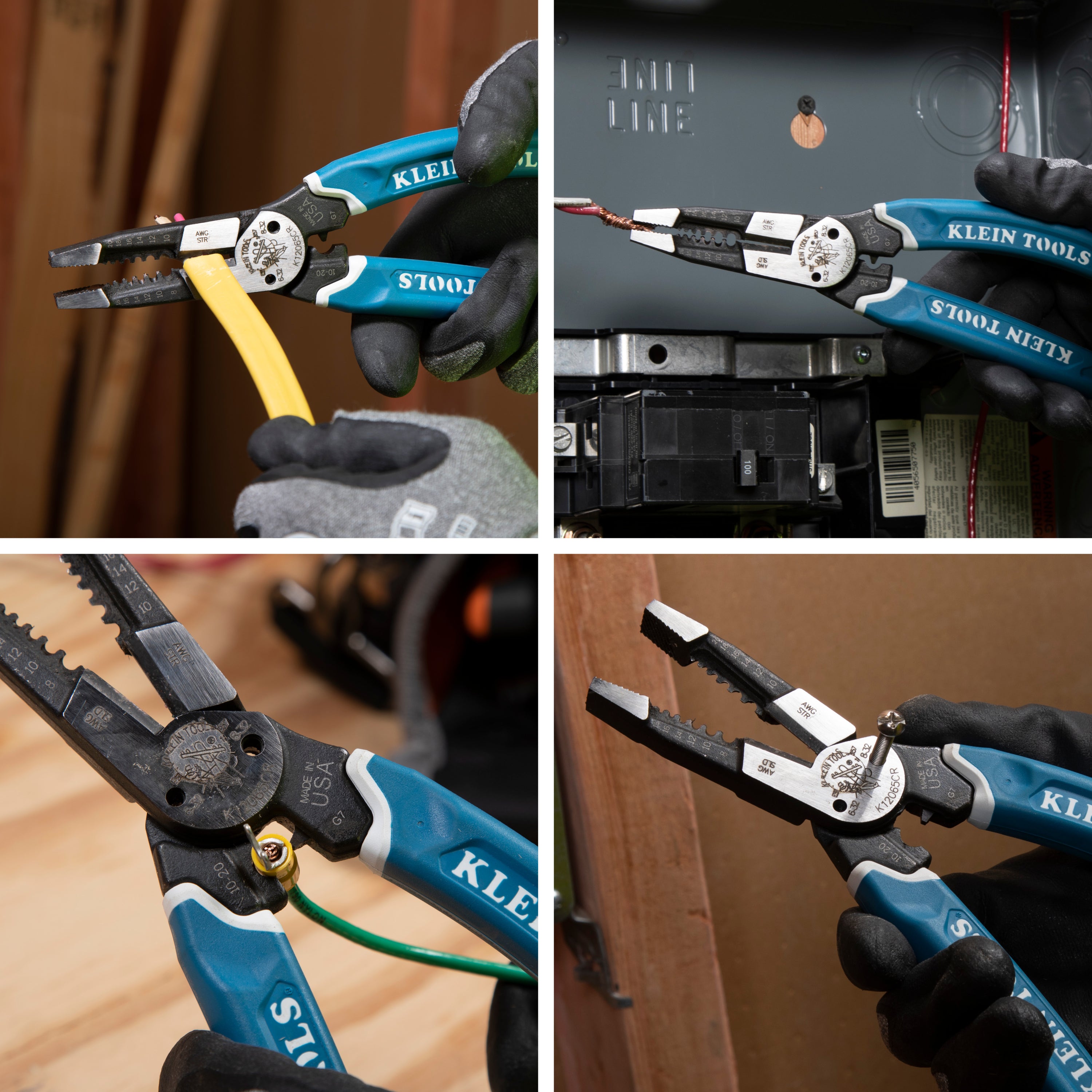 Klein K12065CR Kurve Wire Stripper/Cutter/Crimper 8-20 Awg