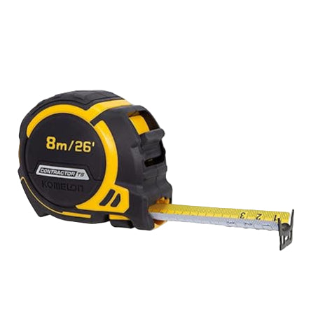 Komelon 8 m / 26 ft. x 1-1/4" Wide Blade Tape Measure