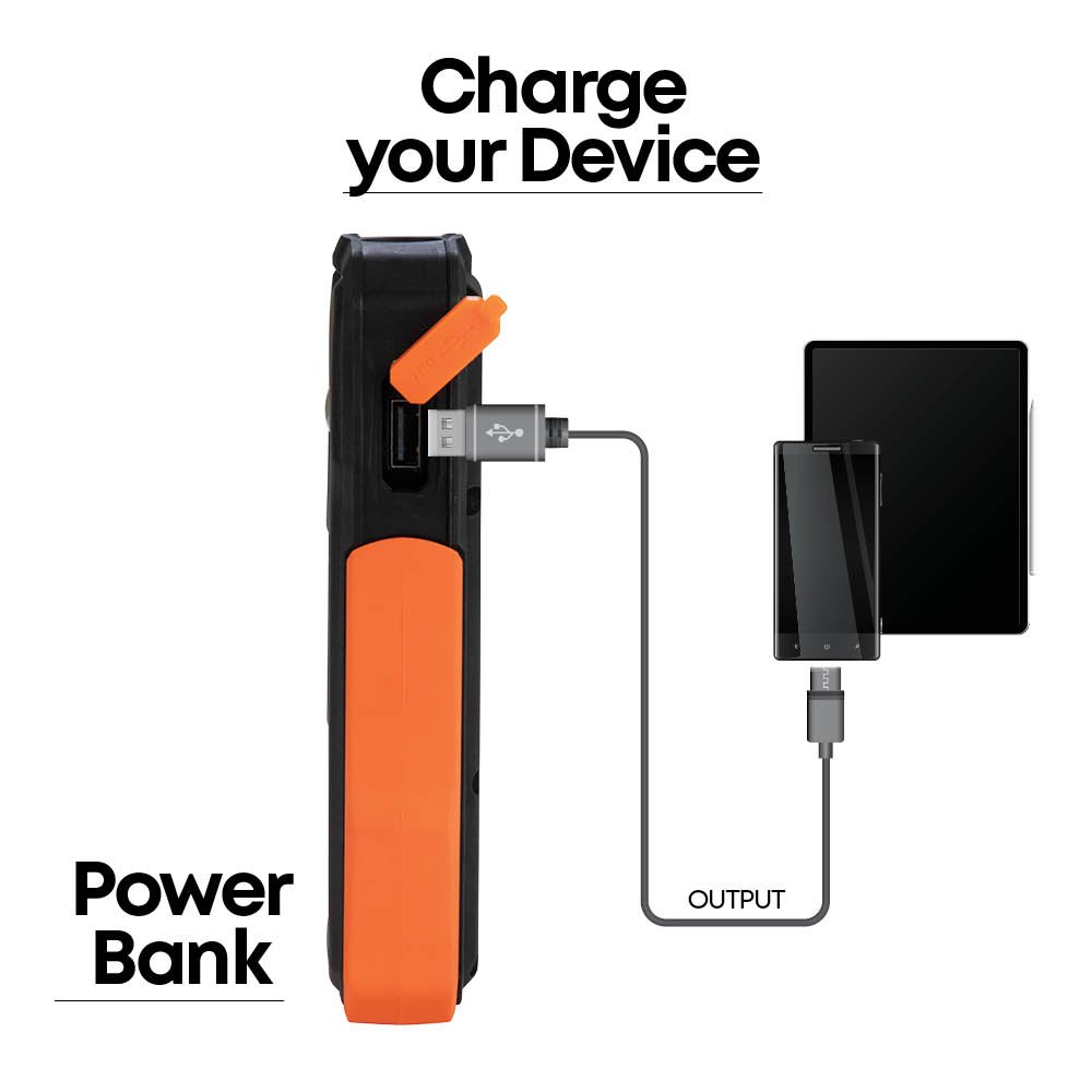Groz Bluetooth Rechargeable Work Light & Speaker
