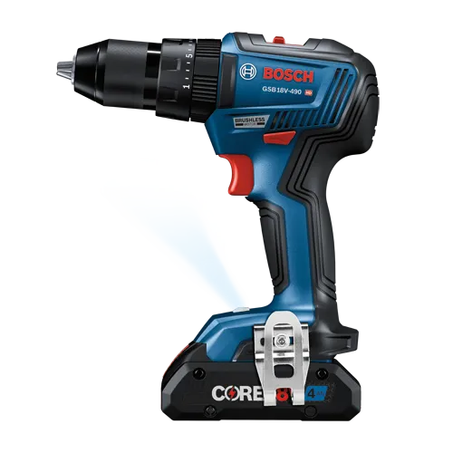 Bosch GXL18V-233B25 Hammer Drill & Impact Driver/Impact Wrench Combo Kit (2 x 4.0 Ah)