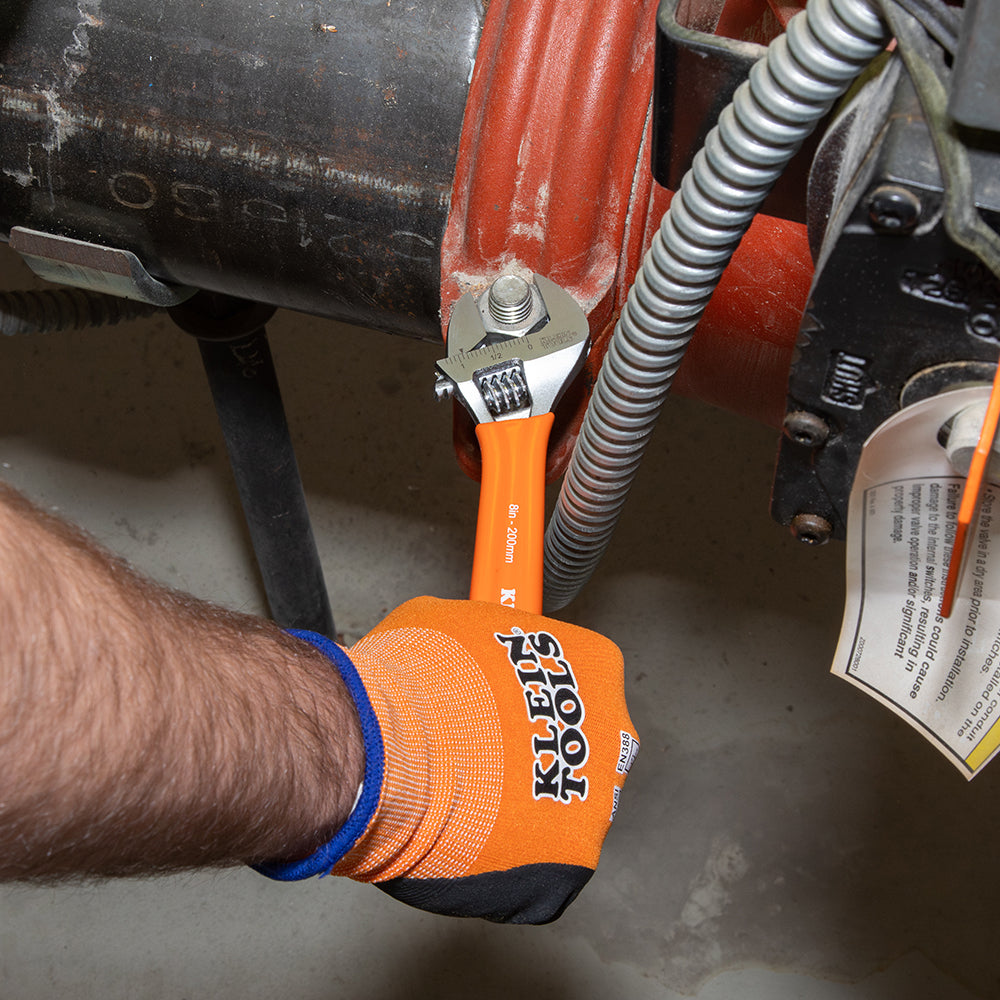 Klein O5078 Extra-Capacity Adjustable Wrench 8 in.