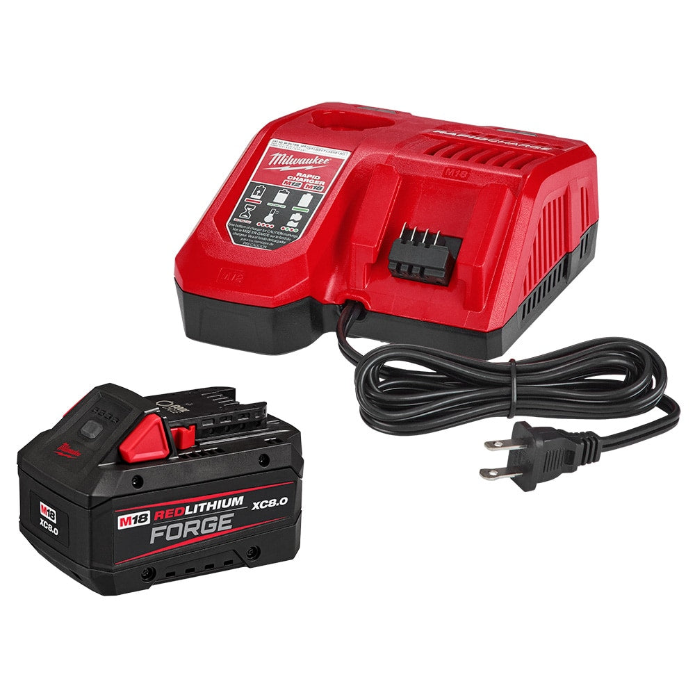 MILWAUKEE 48-59-1881 M18™ REDLITHIUM™ FORGE™ XC8.0 Starter Kit