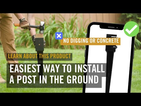 How to install the Nuvo Iron NYS30B yard spike