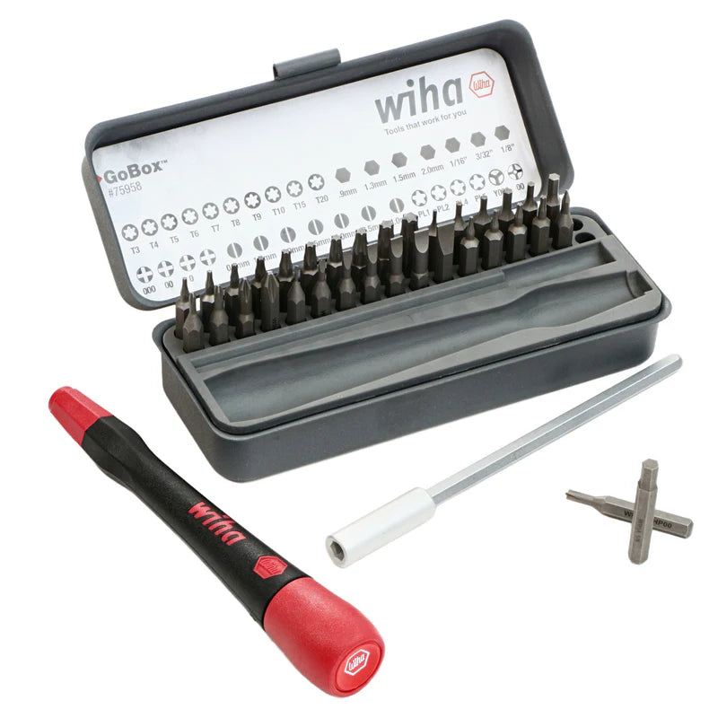 WIHA Gobox Precision Micro Bit Set 36 Pc
