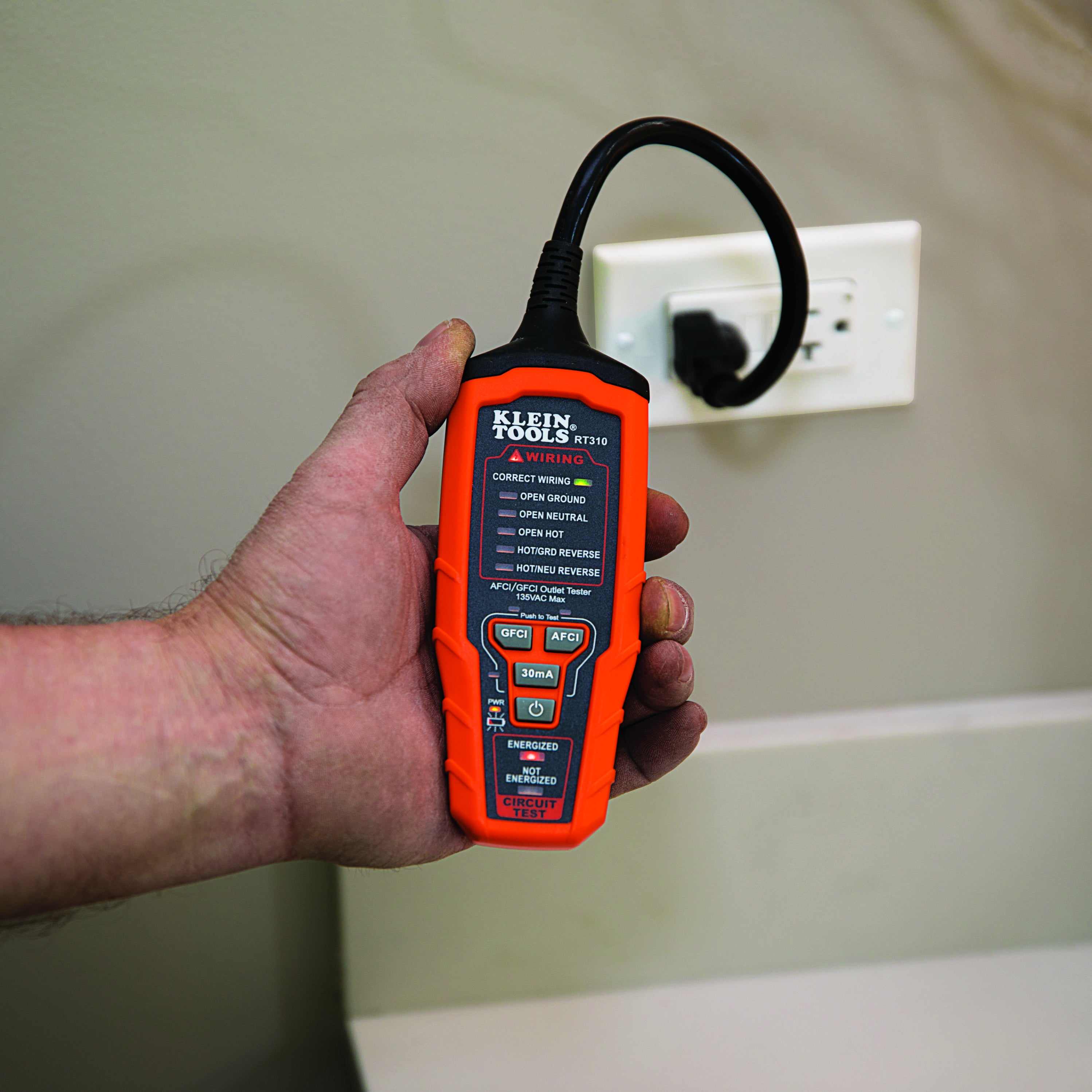 Klein RT310 AFCI /GFCI Outlet Tester
