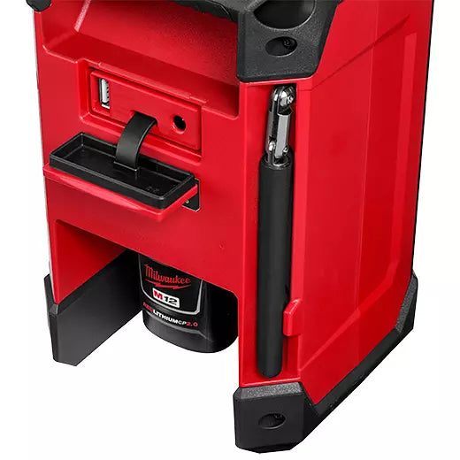 Milwaukee 2951-20 M12 12-Volt Lithium-Ion Cordless/Corded Radio with Integrated Charger (Tool Only)