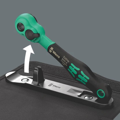 Wera 05005541001 SA14 Zyklop Comfort Ratchet Set w/Reversing Lever 1/4 in. Drive Imperial