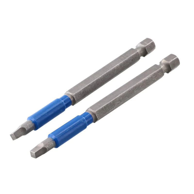 WIHA 3.5in Terminatorblue Impact Bit  Square #2 2 Pack
