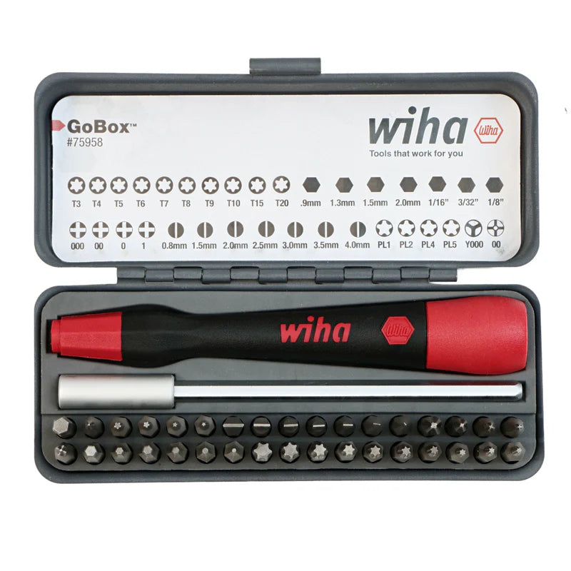 WIHA Gobox Precision Micro Bit Set 36 Pc