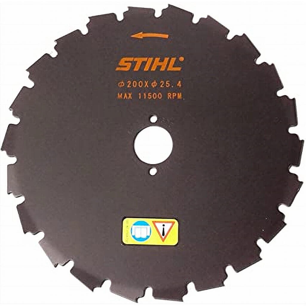 STIHL 4112 713 4203 200mm Chisel Tooth Brushcutters Saw Blade