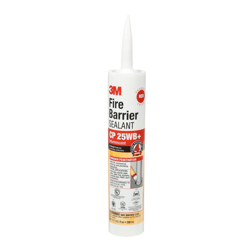 3M 7000006383 298mL CPWB25+ Red Fire Barrier Sealant