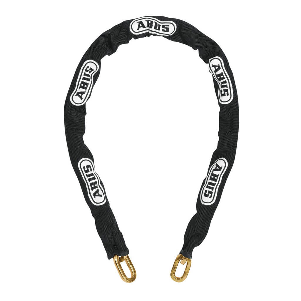 ABUS 8KS110 5/16 in. x 43 in. High-Security Hardened Steel Chain with Black Fabric Casing