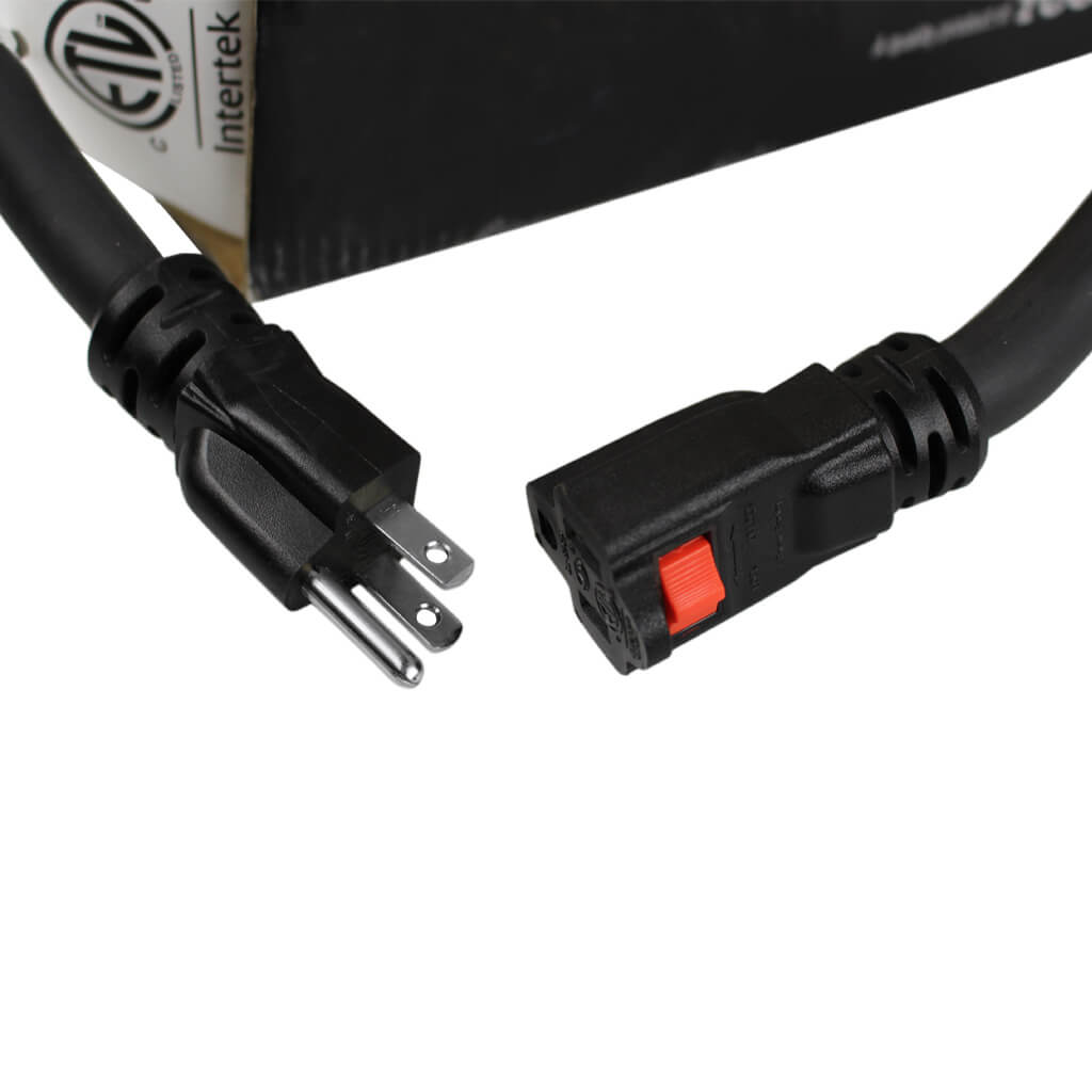 DuraDrive 100 ft. SEOOW Single Tap Locking Connector Extension Cord