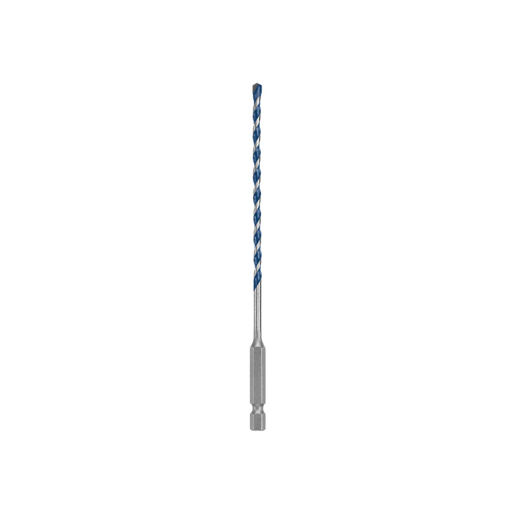 BOSCH HCBG02T 5/32 in. x 3 in. x 6 in. BLUEGRANITE TURBO Carbide 4-Cutter Masonry Hammer Hex Shank Drill Bit