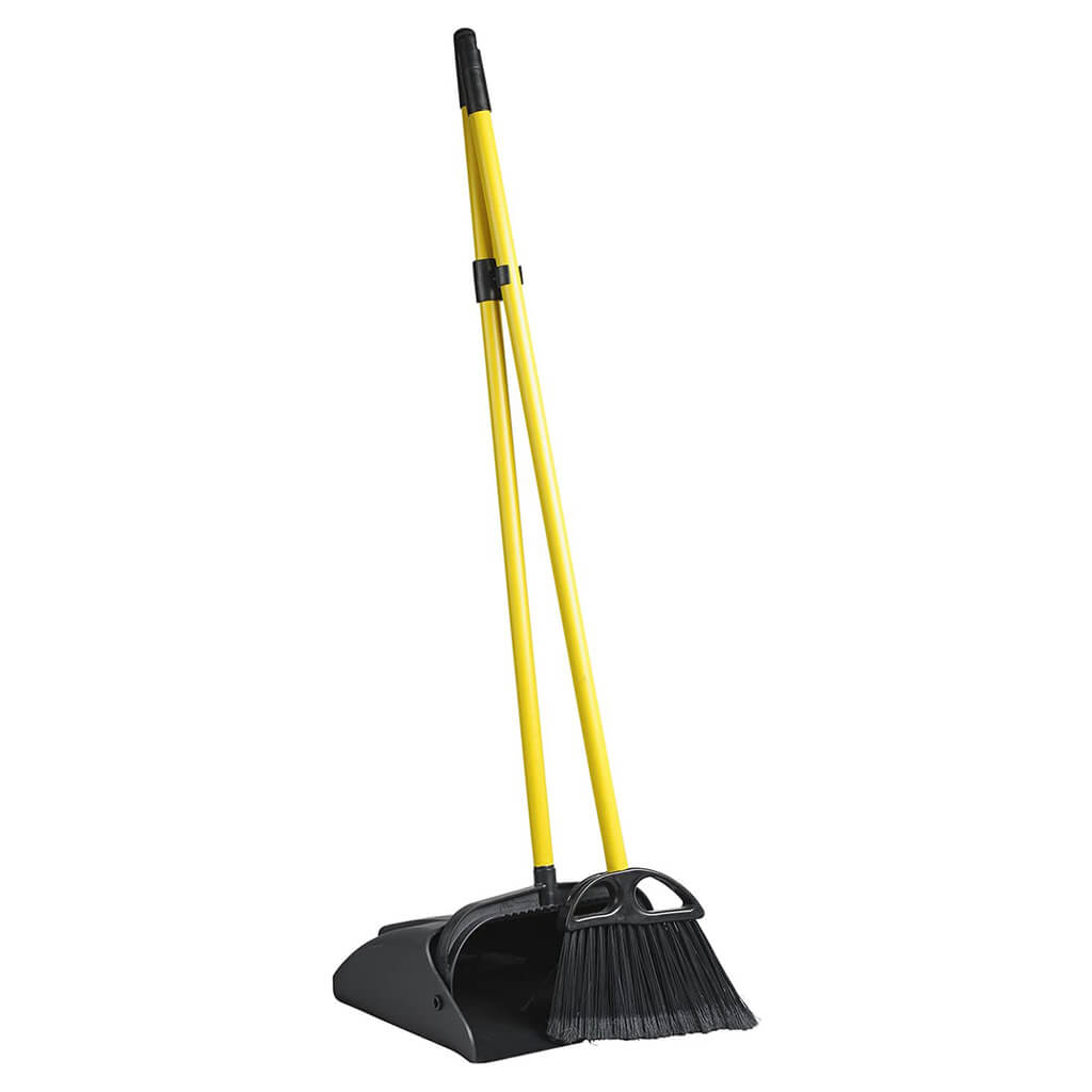 M2 DP-L802 Galaxy Plastic Lobby Dust Pan and Angle Broom Set