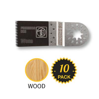 FEIN 63502126290 1-3/8 in. x 2 in. STARLOCK E-Cut Precision HCS Wood Oscillating Multi-Tool Saw Blade (10-Pack)