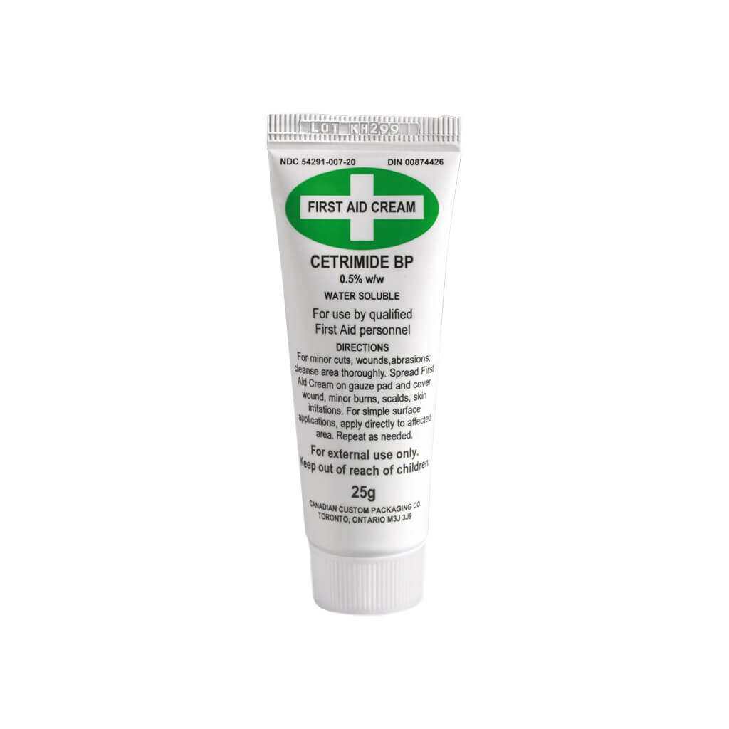 Wasip F3001125 25g First Aid Cetrimide Anti-Septic and Burn Cream