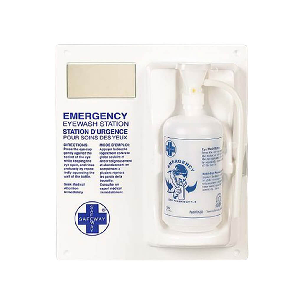 Wasip F4560701 Emergency Eyewash Station with 1-Litre Bottle