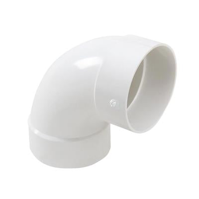 Royal Pipe 4 in. PVC 90-Degree Short Turn Elbow, Hub x Hub