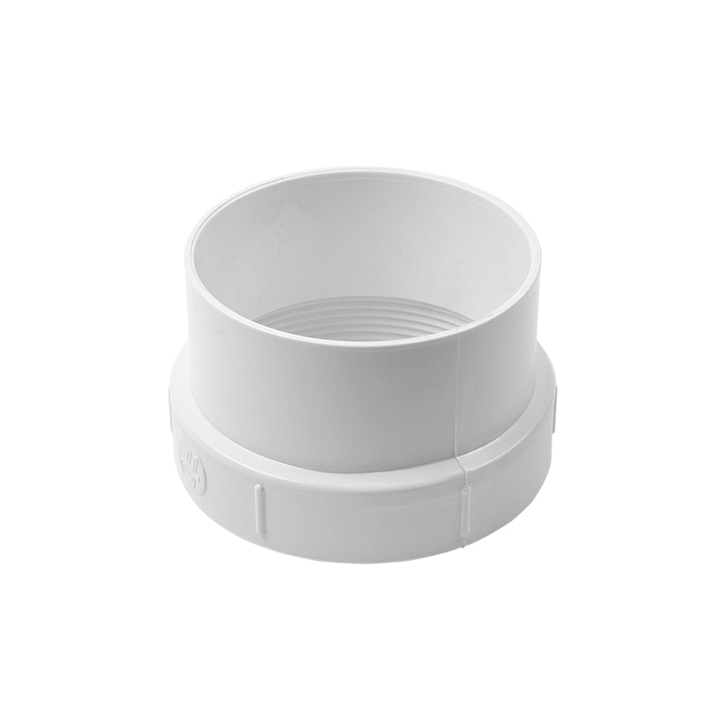 Royal Pipe 4 in. White PVC Female Pipe Thread Fitting Cleanout Spigot