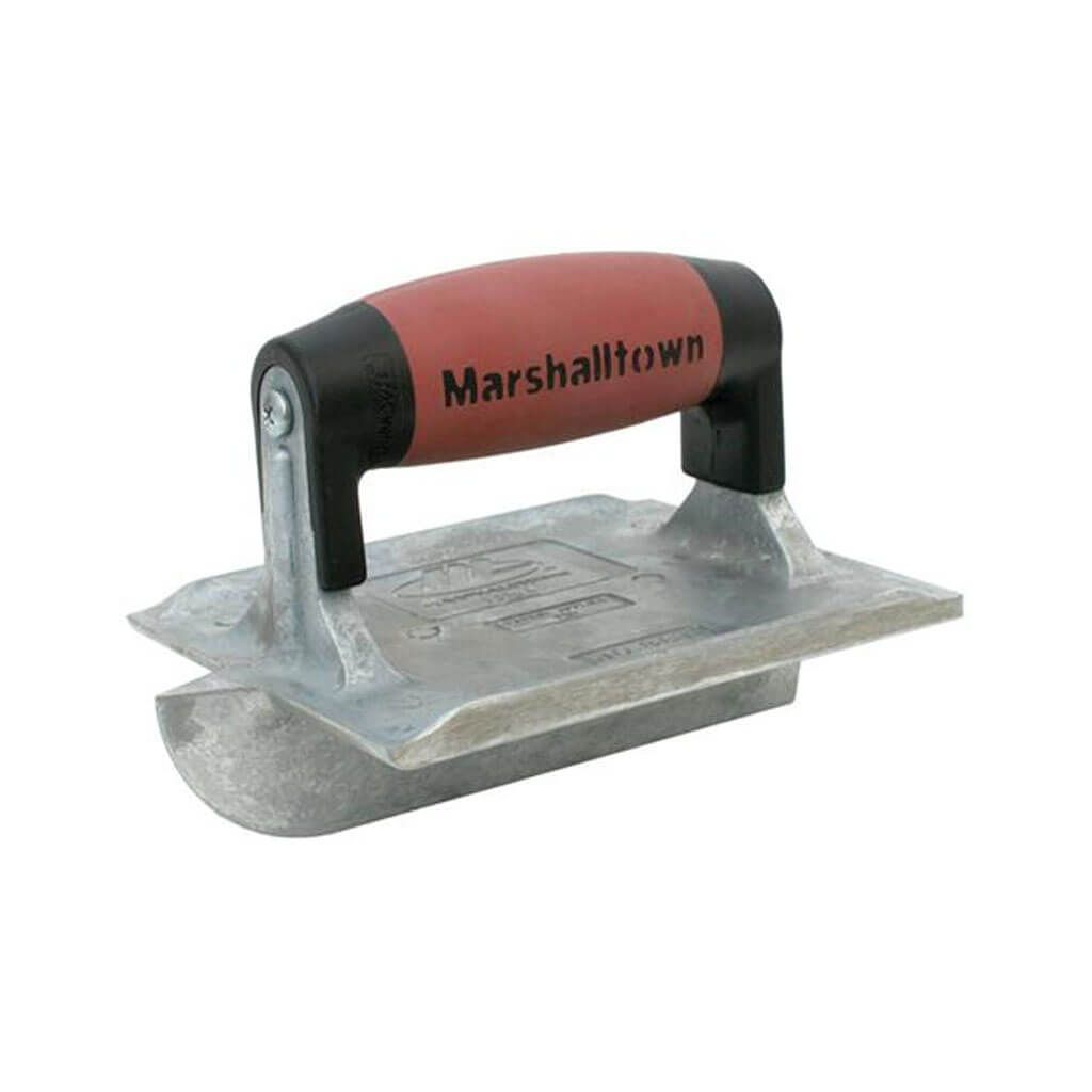 MARSHALLTOWN 14107 6 in. x 4-3/8 in. x 1 in. Heavy-Duty Zinc Hand Groover