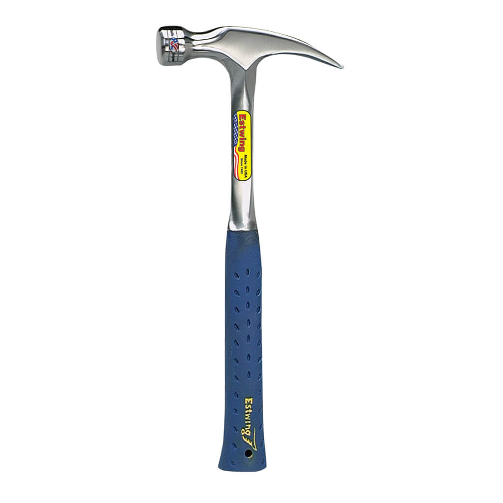 Estwing E320S 20 oz. x 13-1/2 in. Smooth Face BLUE SHOCK REDUCTION GRIP Solid Steel Claw Framing Hammer