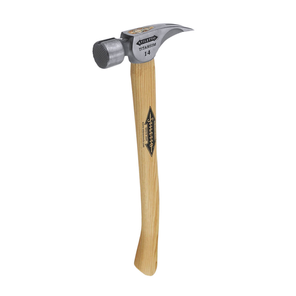 Stiletto TI14MC 14 oz. 18 in. Curved Titanium Milled Face Framing Hammer