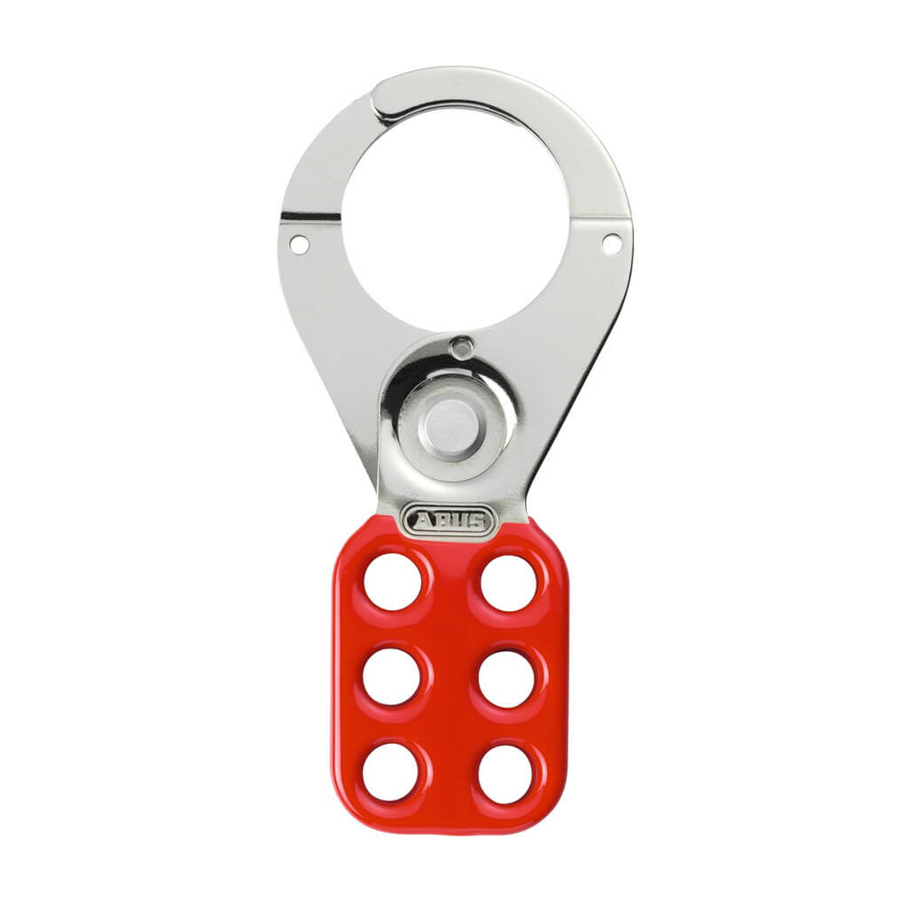 ABUS H702 1-1/2 in. Red Steel Lockout Hasp