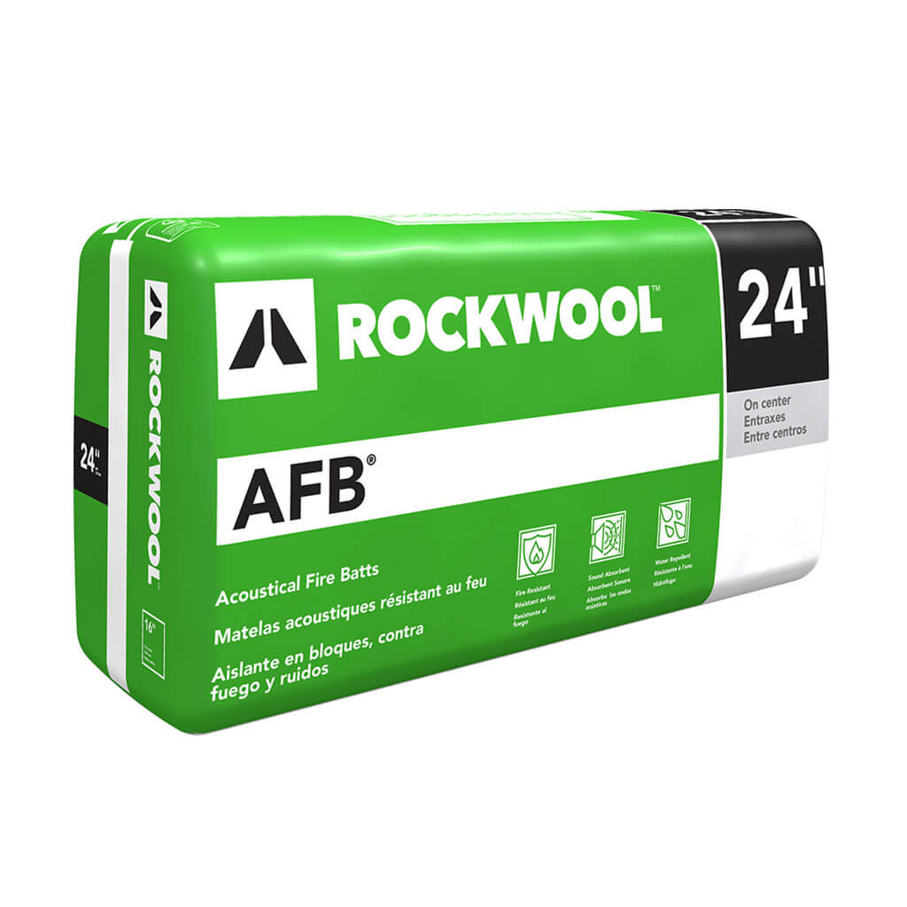 ROCKWOOL AFB 3 in. x 24 in. x 48 in. Acoustical Fire Batt Insulation