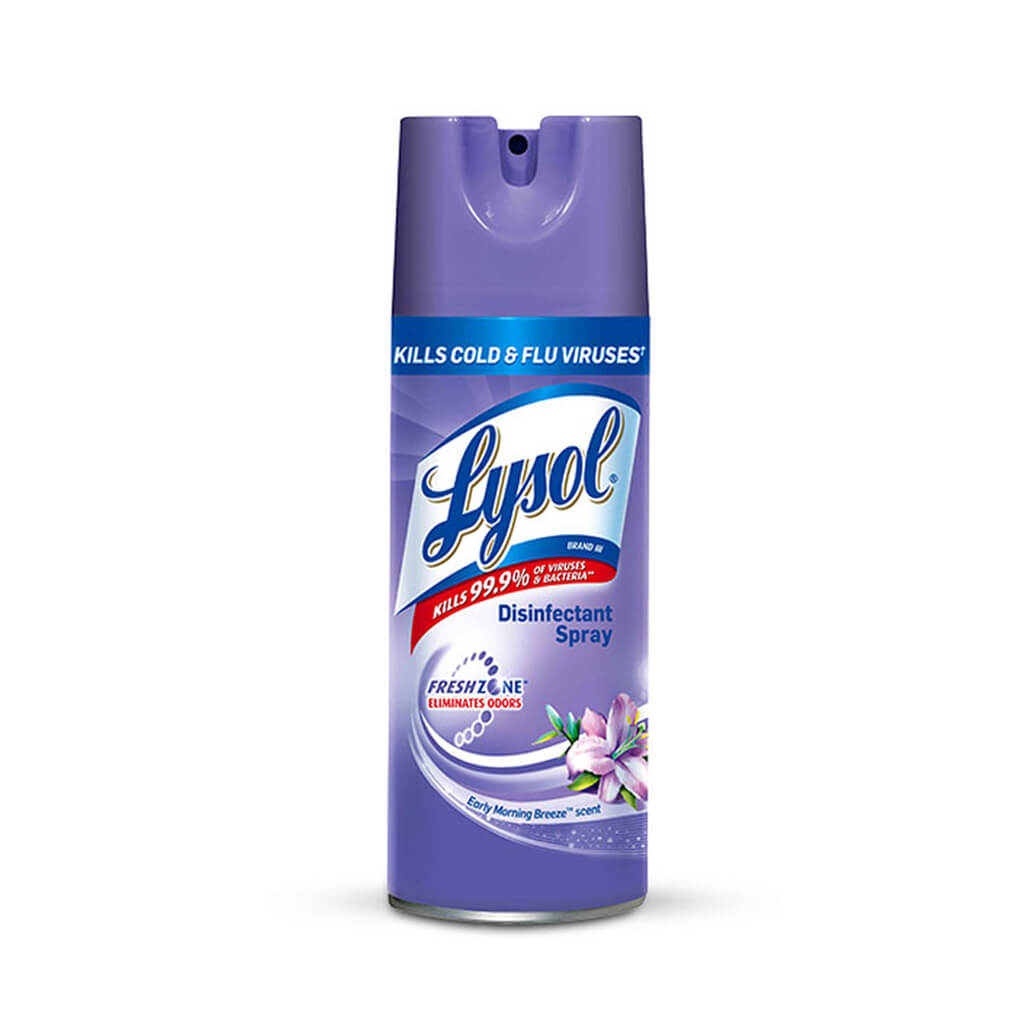 Lysol 350g Early Morning Breeze Scent Disinfectant Spray