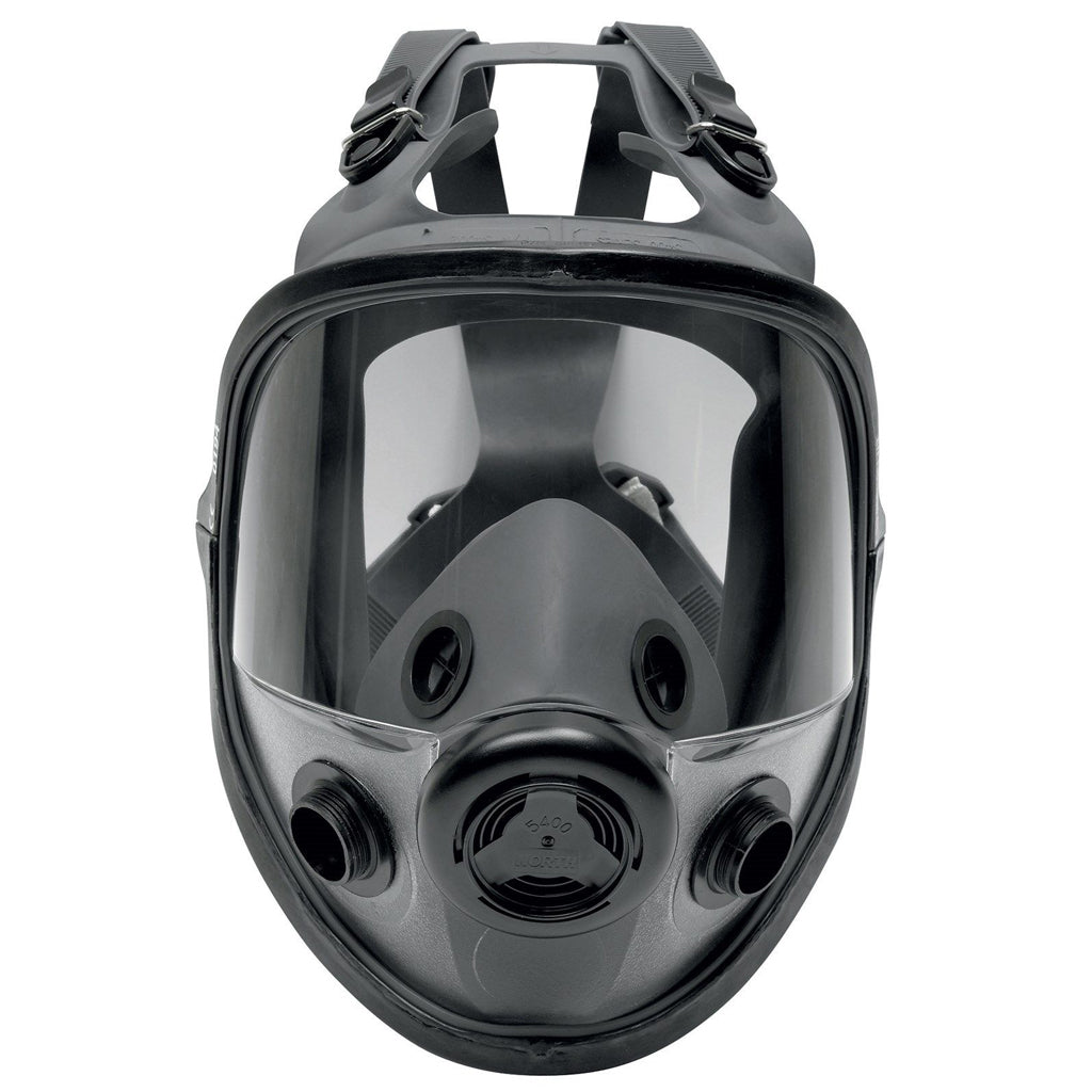 North 54001 Medium/Large Dual Cartridge Elastomeric Full Facepiece Mask Respirator (Respirator-Only)