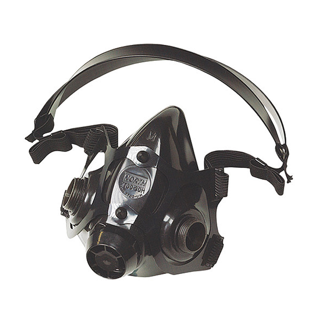 North 770030M 7700 Series Medium Dual Cartridge Silicone Half Mask Respirator (Respirator Only)