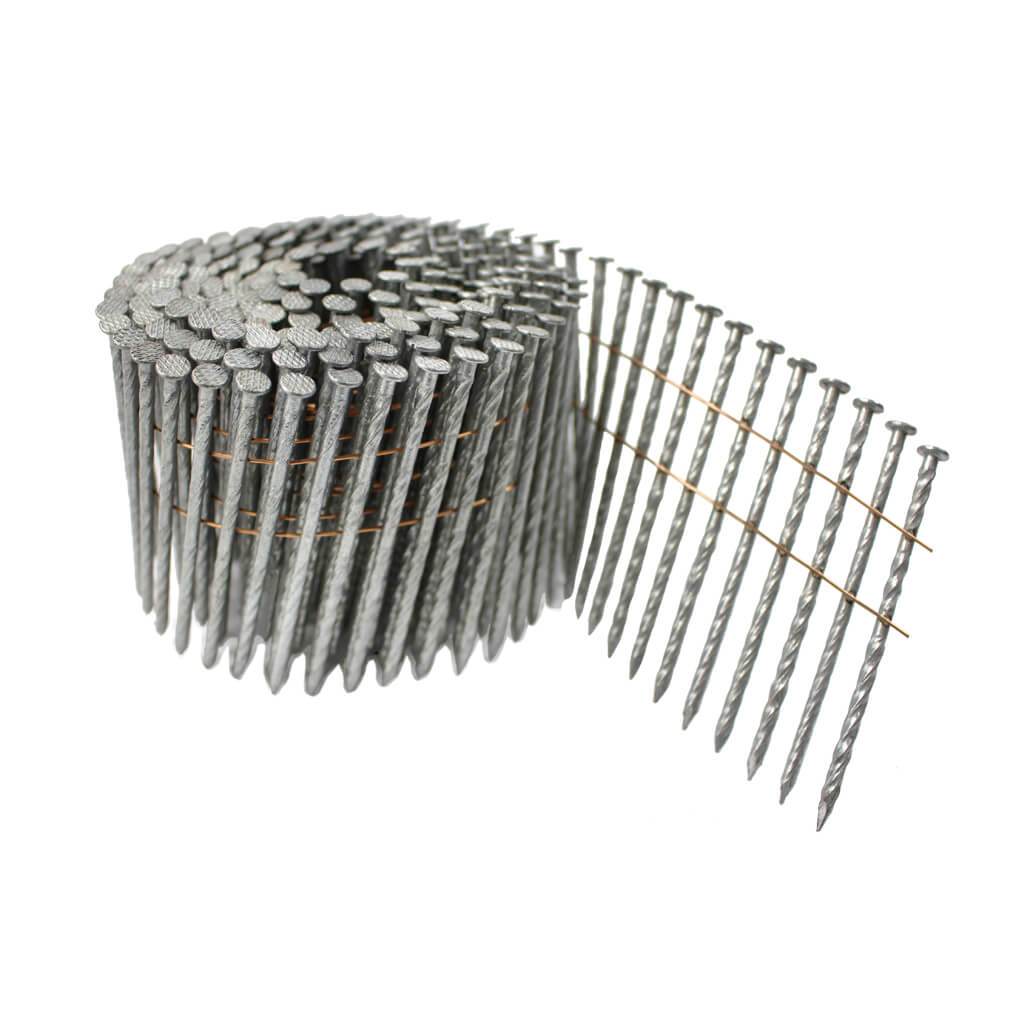 DuraDrive 3-1/4 in. Duradized Cold-Dip Galvanized Spiral Shank Coil Framing Nails (4,050-Box)