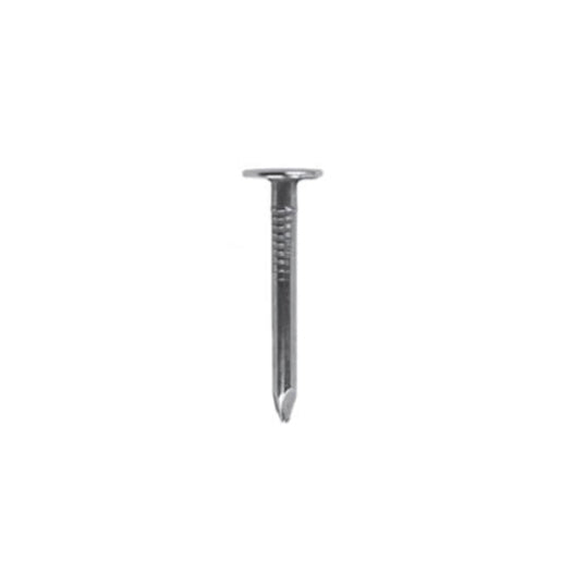 DuraDrive 1 in. Electro Galvanized Steel Coated Smooth Shank Roofing Nails (50 lb. per Box)